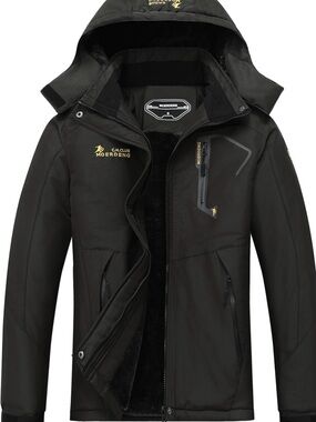 MOERDENG Women’s Waterproof Ski Jacket Winter Snow Coat Hooded Windbreaker 2XL